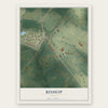 Bishop, Georgia map print, the full design