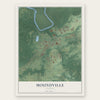 Moundville, Alabama map print, the full design