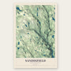Sandisfield, Massachusetts map print, the full design