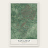 Manalapan, New Jersey map print, the full design