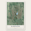 Washington, Bergen County, New Jersey map print, the full design
