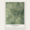 Pittsfield, Wisconsin map print, the full design