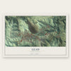Lead, South Dakota map print, the full design