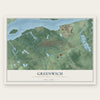 Greenwich, Gloucester County, New Jersey map print, the full design