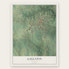 Gallatin, Missouri map print, the full design