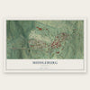 Middleburg, Virginia map print, the full design