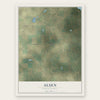 Alsen, North Dakota map print, the full design