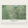 Timberlane, Illinois map print, the full design
