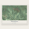 Whitehall, Wisconsin map print, the full design