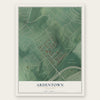 Ardentown, Delaware map print, the full design