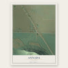 Annada, Missouri map print, the full design