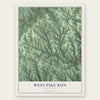 West Pike Run, Pennsylvania map print, the full design