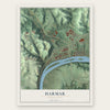 Harmar, Pennsylvania map print, the full design