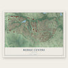 Burke Centre, Virginia map print, the full design
