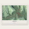 Adena, Ohio map print, the full design
