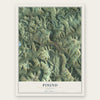 Pound, Virginia map print, the full design