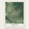 Seaboard, North Carolina map print, the full design