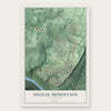 Signal Mountain, Tennessee map print, the full design