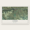 Gypsum, Colorado map print, the full design