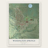 Wessington Springs, South Dakota map print, the full design