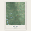 Holton, Michigan map print, the full design