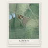 Parkway, Maryland map print, the full design