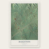 Baileyton, Tennessee map print, the full design
