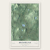 Brookline, New Hampshire map print, the full design
