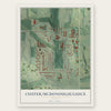 Custer-McDonough-Guice, Georgia map print, the full design
