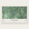 Glocester, Rhode Island map print, the full design