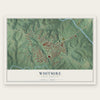 Whitmire, South Carolina map print, the full design