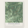 Kingston Springs, Tennessee map print, the full design