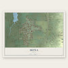 Mona, Utah map print, the full design