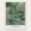 Ten Broeck, Kentucky map print, the full design