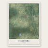 Fellsmere, Florida map print, the full design
