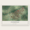 Paynesville, Minnesota map print, the full design
