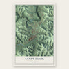 Sandy Hook, Kentucky map print, the full design