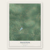 Thaxton, Mississippi map print, the full design