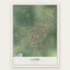 Canby, Minnesota map print, the full design