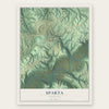 Sparta, Kentucky map print, the full design