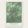 Russellville, Alabama map print, the full design
