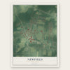 Newfield, New Jersey map print, the full design