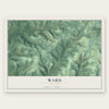 Ward, New York map print, the full design