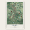 Pooler, Georgia map print, the full design