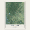 Stow Creek, New Jersey map print, the full design