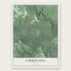 Carbon Hill, Alabama map print, the full design