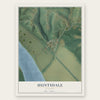 Huntsdale, Missouri map print, the full design