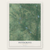Pittsgrove, New Jersey map print, the full design