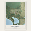 Clitherall, Minnesota map print, the full design