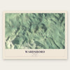 Wardsboro, Vermont map print, the full design